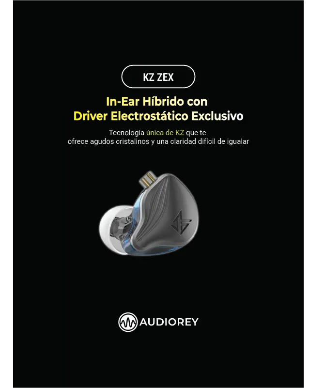 KZ ZEX – Audífonos In Ear Electret + Dinámico - Image 2
