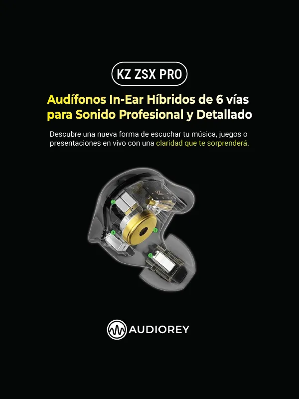 KZ ZSX PRO – Audífonos profesionales de 6 vías - Image 2